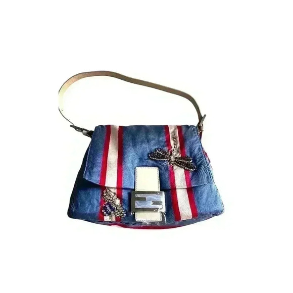 Fendi Handbags - Vintage Fendi baguette Mamma insect baguette